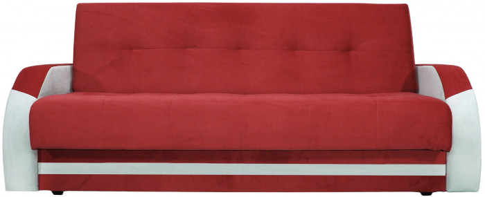 Диван-книжка Феникс, 120х190, велюр красный