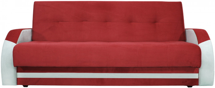 Диван-книжка Феникс, 120х190, велюр красный