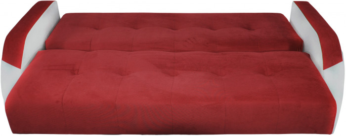 Диван-книжка Феникс, 120х190, велюр красный