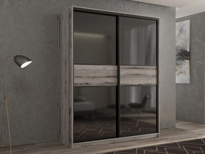 Шкаф-купе Кааппи 12 Эвок Окаменелый 100х60х230 см