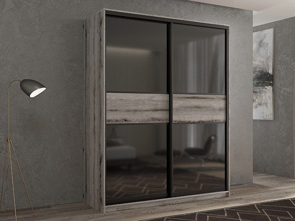 Шкаф-купе Кааппи 12 Эвок Окаменелый 100х60х230 см