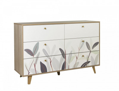 Комод 56.02 Адажио дуб сонома / белый