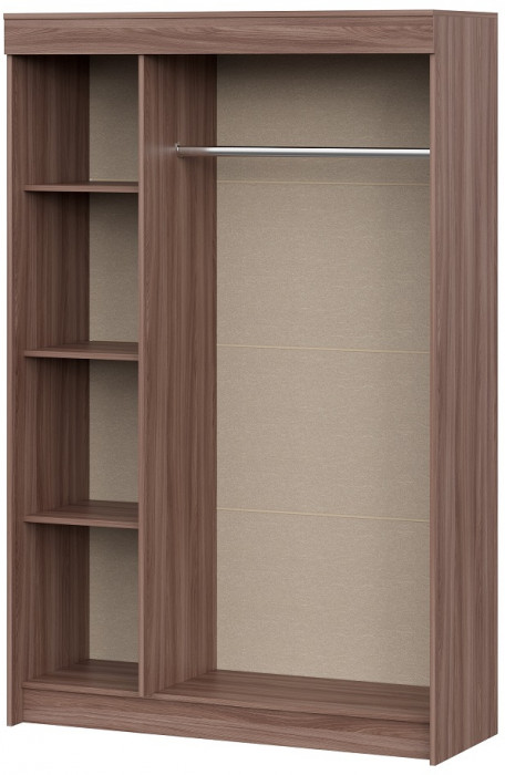 Шкаф-купе Бассо, ясень шимо темный/ясень шимо светлый