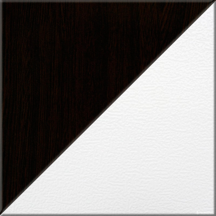 Две тумбы ТВ С-МД-С1-1000, цвет венге/белый шагрень, ШхГхВ 200х30х93 см., НЕ универсальная сборка