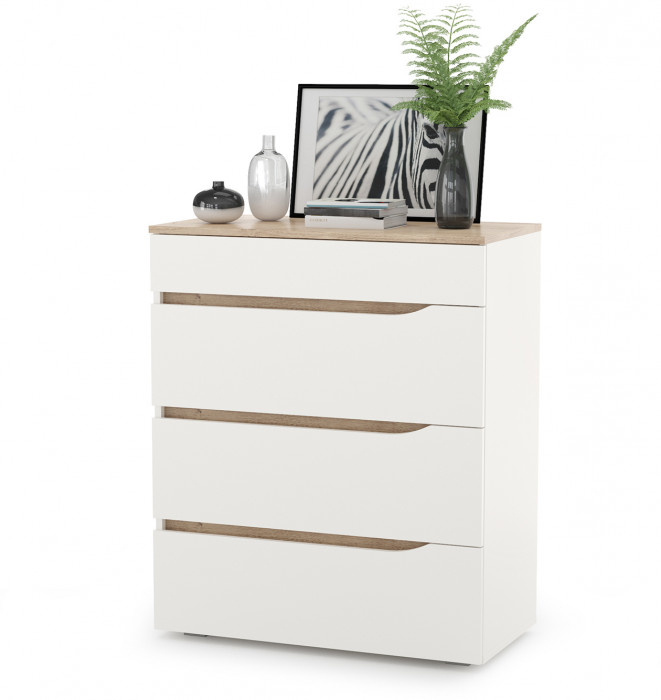 Муссон Спальня № 04, цвет белый/дуб эндгрейн элегантный/искусственная кожа белая, подъёмный ортопед, сп. м. 1600х2000 мм., б/м