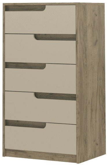 Комод Гавана, Крафт серый/Кашемир