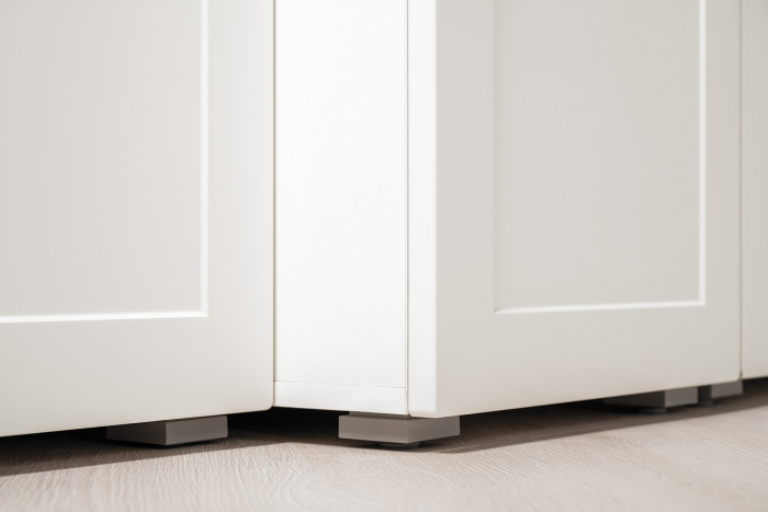 Остин Прихожая 18, цвет белый шагрень/дуб крафт золотой, ШхГхВ 160х54,3х229,6 см., универсальная сборка