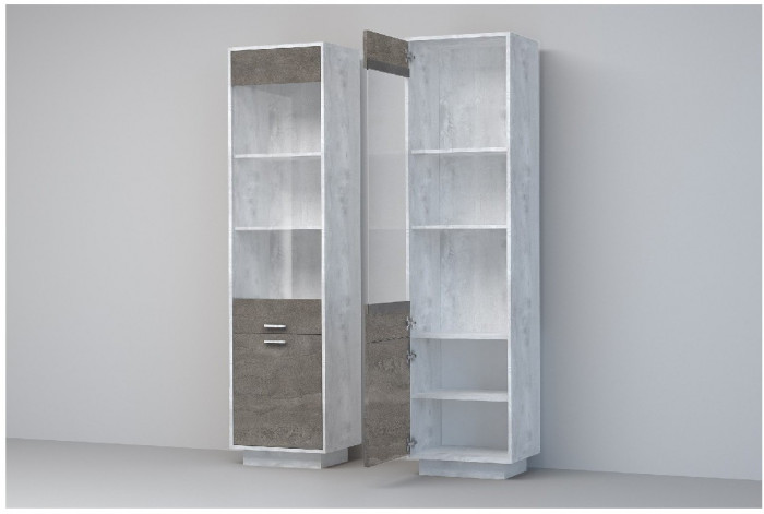 Эго Пенал ПС-1 ПД (Камень Темный/Бетон Светлый)