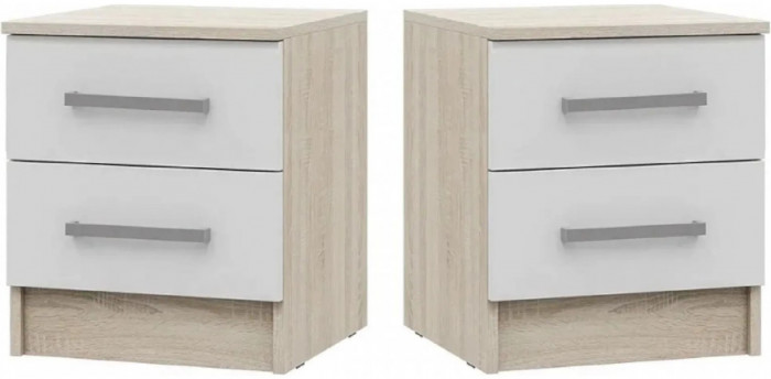 Модульная спальня Мартина, композиция 2 (Белый глянец, Венге)