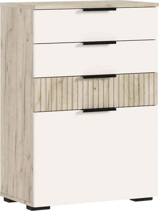 Комод 600 Роджинамиф, Крафт серый/Кашемир