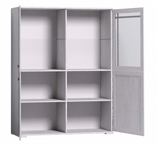 Шкаф-витрина Sherlock 22, ясень светлый