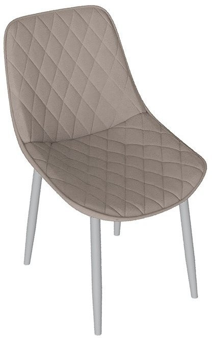 OSCAR Стул (Белый муар/Велюр L006 бирюзовый)