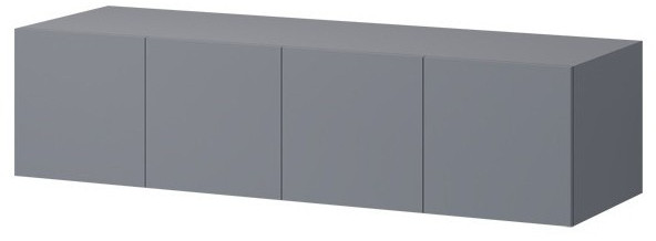 Антресоль Бастион ЛДСП 1,6 (Крафт золотой / Белый древесный)