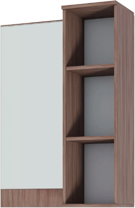 Ника Полка с зеркалом, пз800, Белый