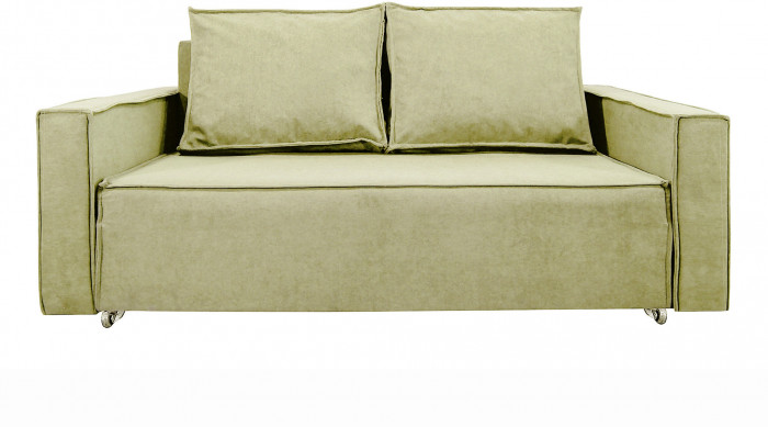 Диван-аккордеон Лофт 120х200, ППУ, велюр бежевый