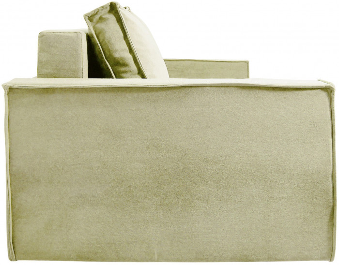 Диван-аккордеон Лофт 120х200, ППУ, велюр бежевый