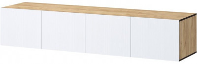 Антресоль Бастион ЛДСП 2,0 (Крафт золотой / Белый древесный)