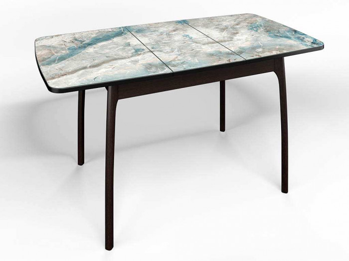 Стол СМ-7 Флорида опора массив изогнутая венге