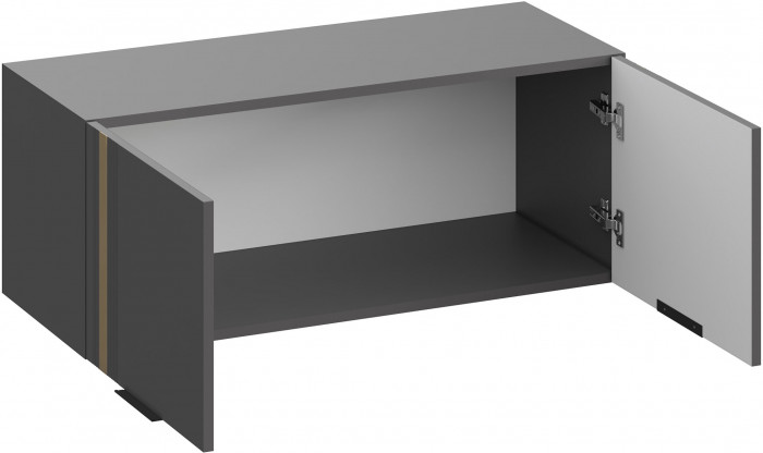 Модульная Прихожая Эмэ, набор №5, Графит/Графит золото, Simple 27