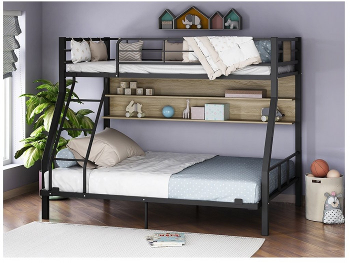 Двухъярусная кровать Гранада-1П 140 (Коричневый)