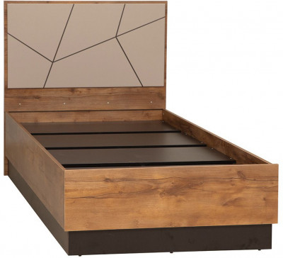 Кровать одинарная Гамма с настилом 54.17 Таксония/Грей