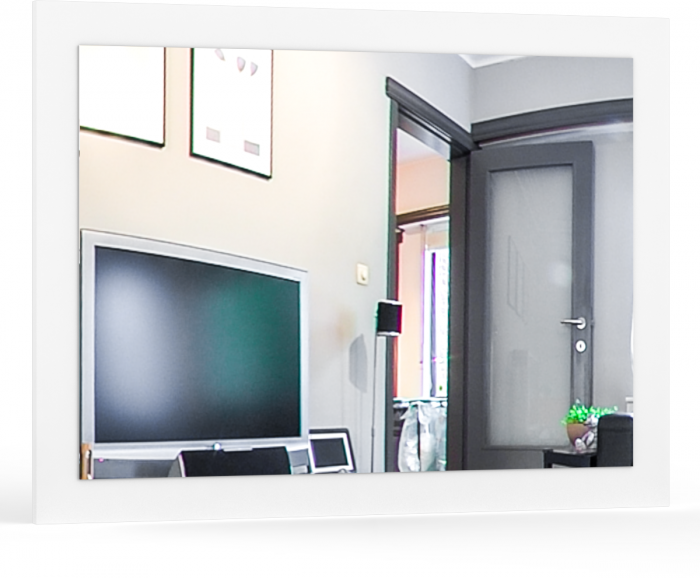 Камелия спальня № 6 Кровать 1200 + Две тумбы + Стол косметический + Зеркало, цвет белый, сп.м. 1200х2000 мм., б/м, основание есть