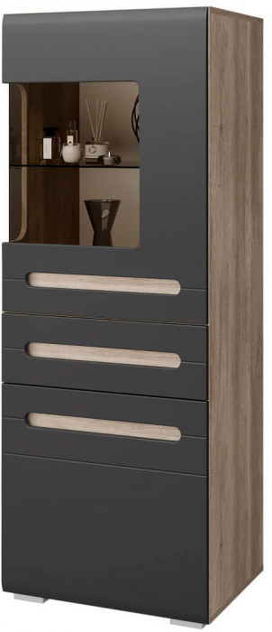 Спальня "Наоми" ШК-24 дуб каньон/графит