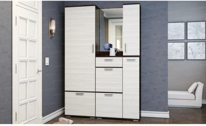 Модульная прихожая Ника, композиция 1