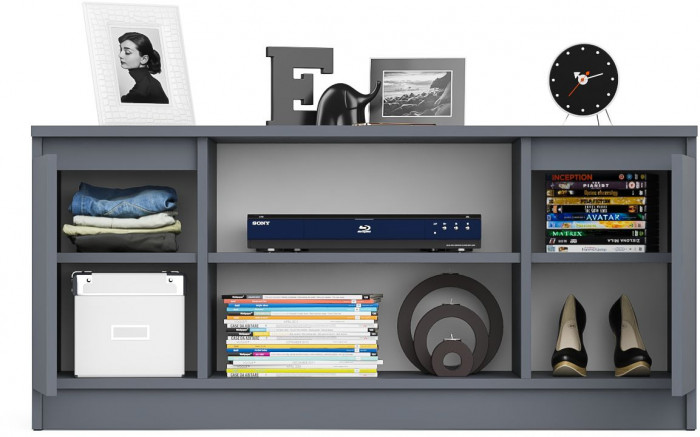 Мори Тумба ТВ МТВ1200.1, цвет графит, ШхГхВ 120,4х41х54,6 см.