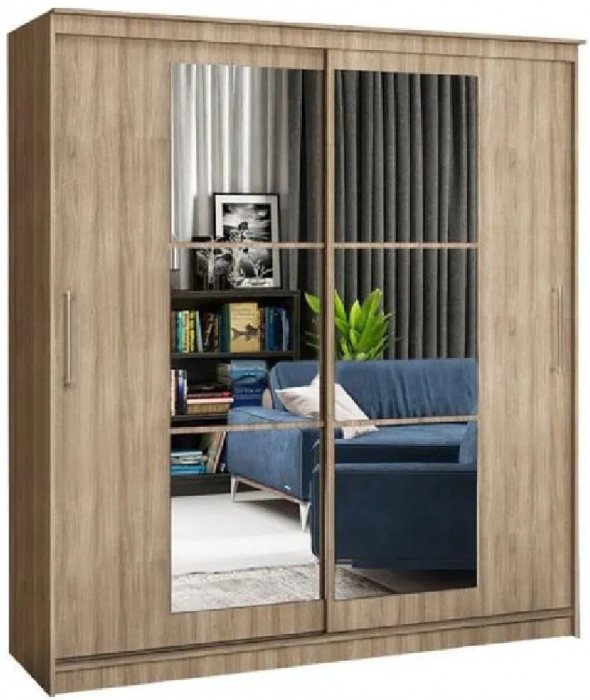 Шкаф-купе Элегант 3 1700 (Сандал светлый)