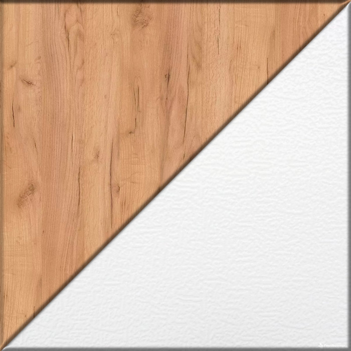 Лидер-8 Пенал 3 шт., цвет белый шагрень/крафт золото, ШхГхВ 120х30х190 см., универсальная сборка