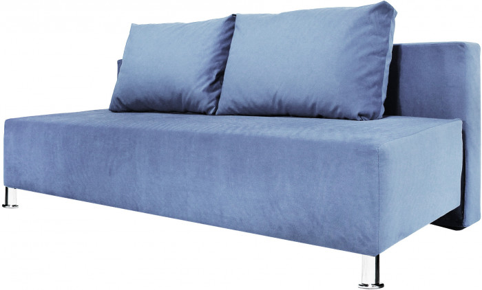 Диван-еврокнижка Парма Люкс, велюр серый