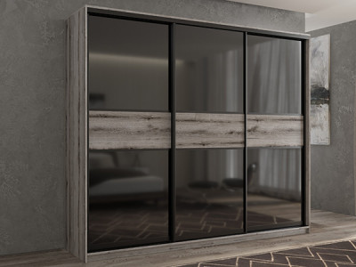 Шкаф-купе Кааппи 12 Эвок Окаменелый 190х60х230 см