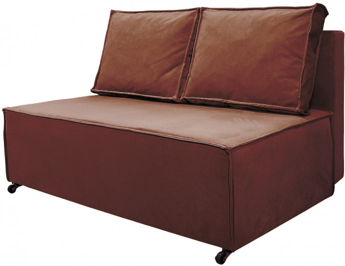 Диван-аккордеон Лофт мини 120х200, велюр серый