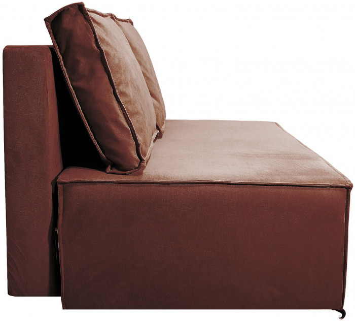 Диван-аккордеон Лофт мини 120х200, велюр серый