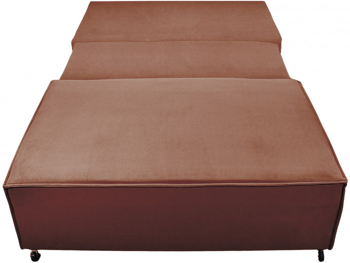 Диван-аккордеон Лофт мини 120х200, велюр серый