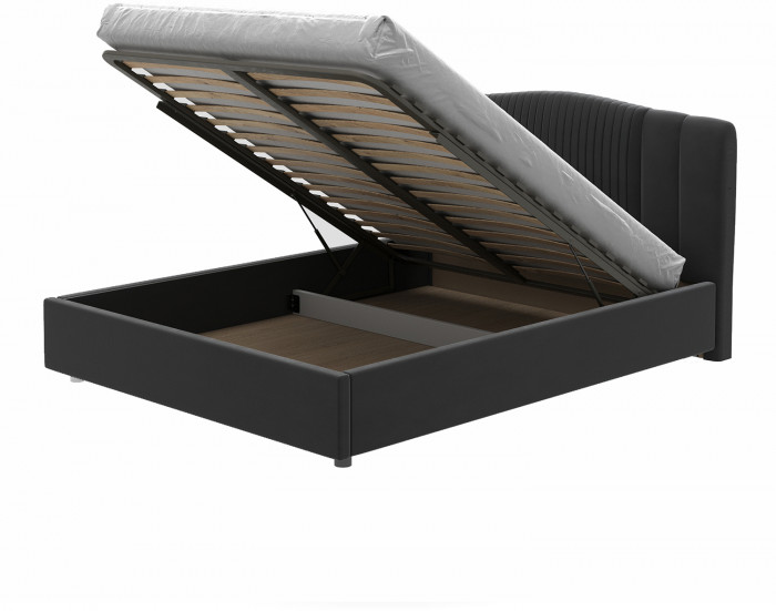 Кровать-12М с подъёмным  основанием 1800 графит