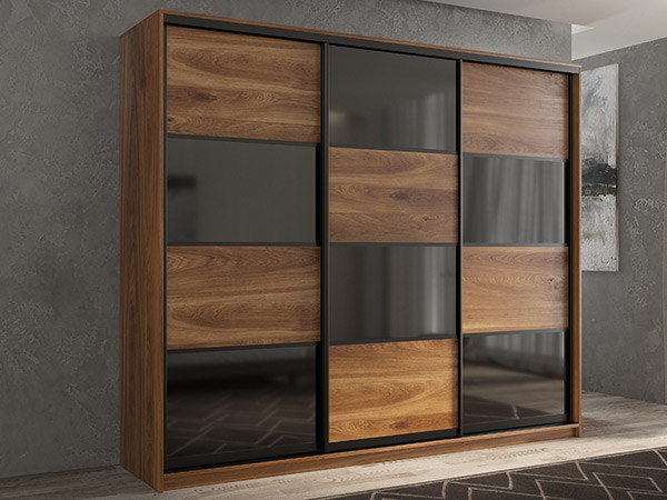 Шкаф-купе Кааппи 13 Кастелло Бренди 180х60х230 см