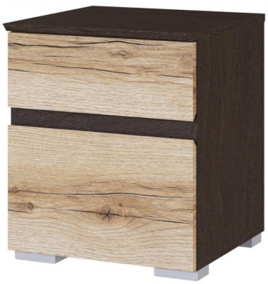 Плейона Тумба прикроватная венге/дуб делано