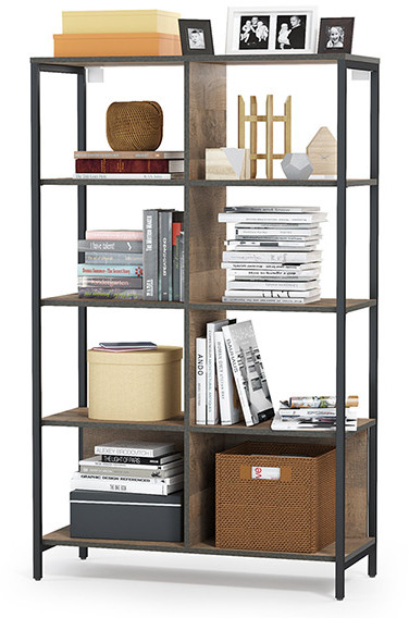 Трувор 13.151.02 Стеллаж, цвет дуб гранж песочный/интра, ШхГхВ 90х37х146 см.