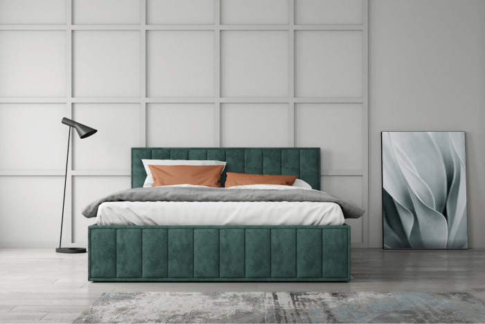 Кровать Лана 160, Серый софт