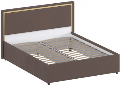 Кровать 160 с настилом из ламелей КР-431-М, Микровелюр Zeekr-11