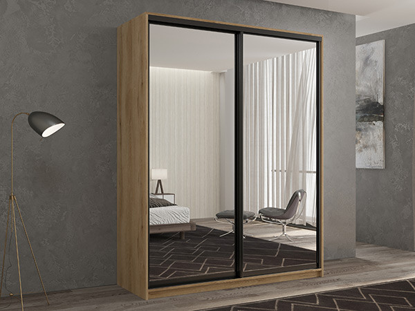 Шкаф-купе Кааппи 1 Эвок Прибрежный 140х60х230 см