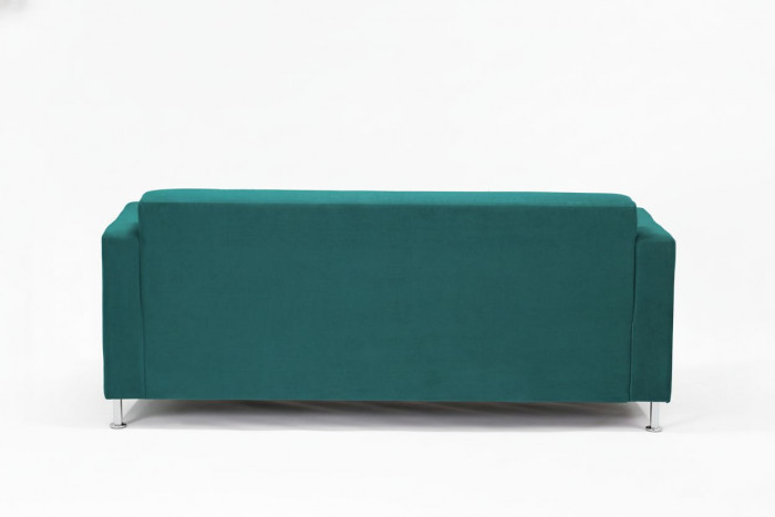 Диван прямой Томи, 180 см, велюр, зеленый
