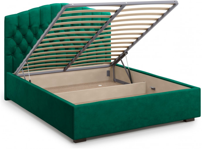 Кровать Lugano 140 с подъемным механизмом, Velutto 33