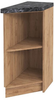 ШНТ 300 М корпус шкаф нижн. торц (300х820х520) б/ст дуб крафт золото