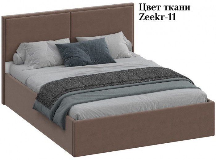 Кровать КР-430-М двуспальная 160, Микровелюр Zeekr-11