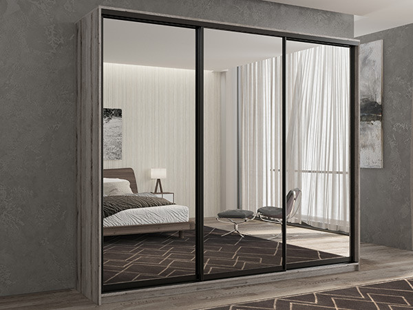 Шкаф-купе Кааппи 1 Эвок Окаменелый 230х60х230 см