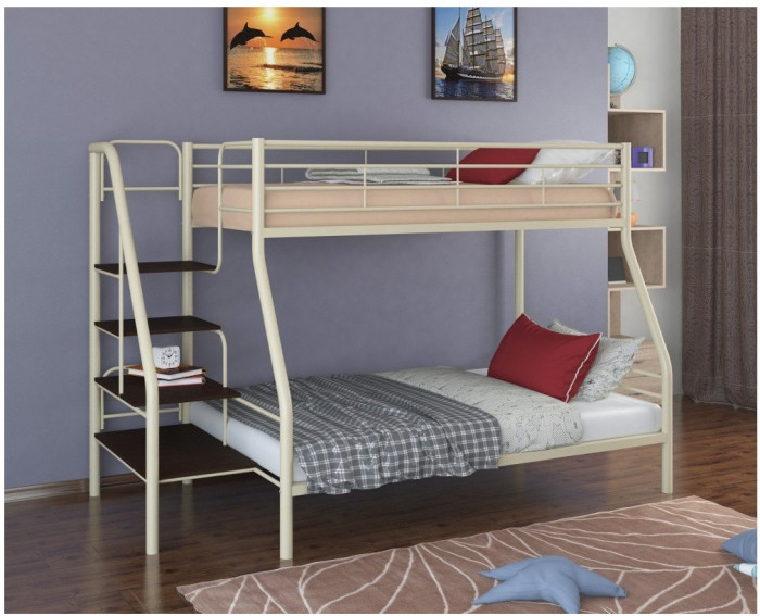 Двухъярусная кровать Толедо-1 (Серый)