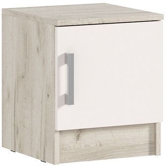 Прикроватная тумба Басямиф (комплект 2шт), Крафт серый/Кашемир